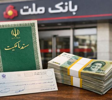 وام ۲۰۰ میلیونی بانک ملت با سند ملکی